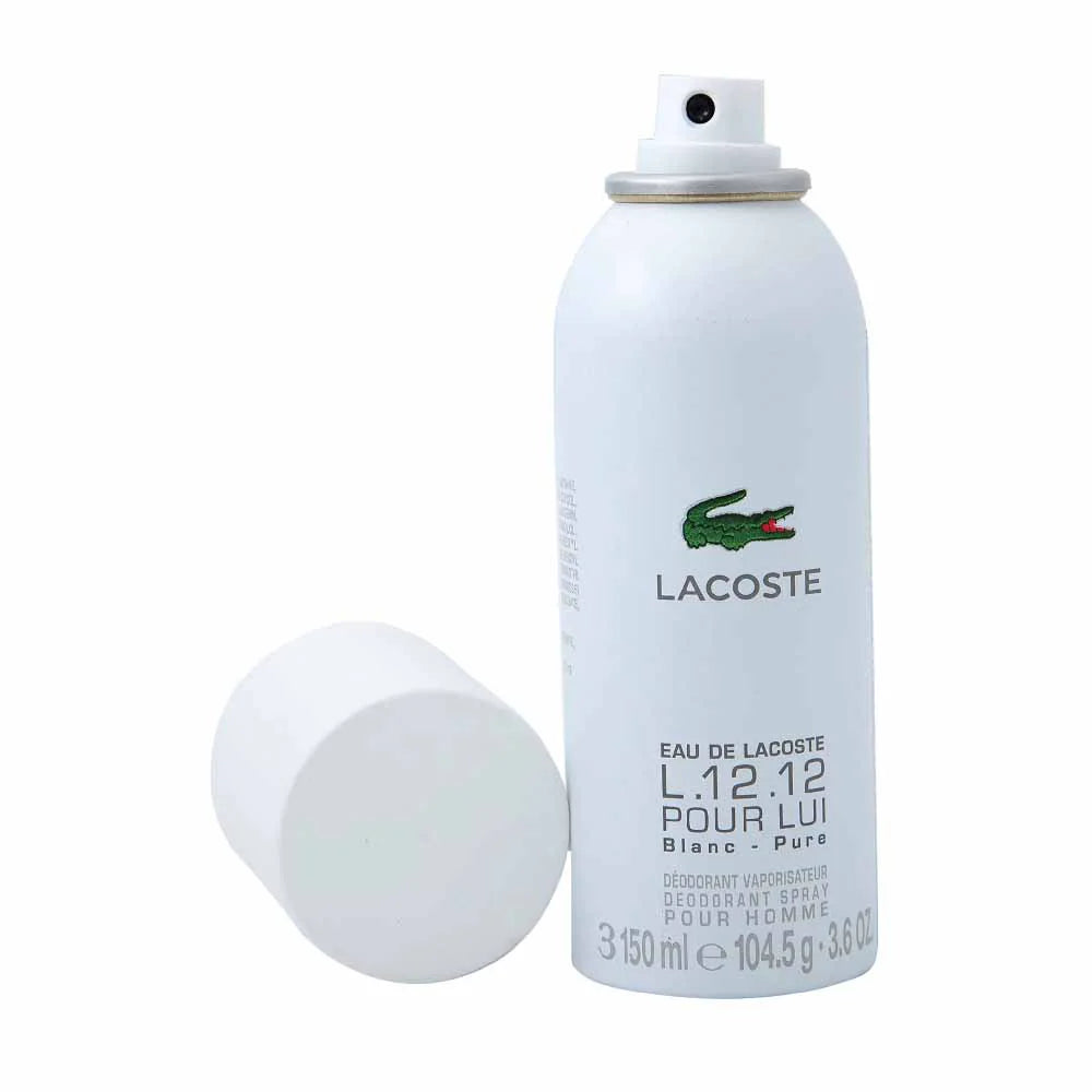 Lacoste L.12.12 Pour Lui Blanc Deodorant Spray For Men – 150ml