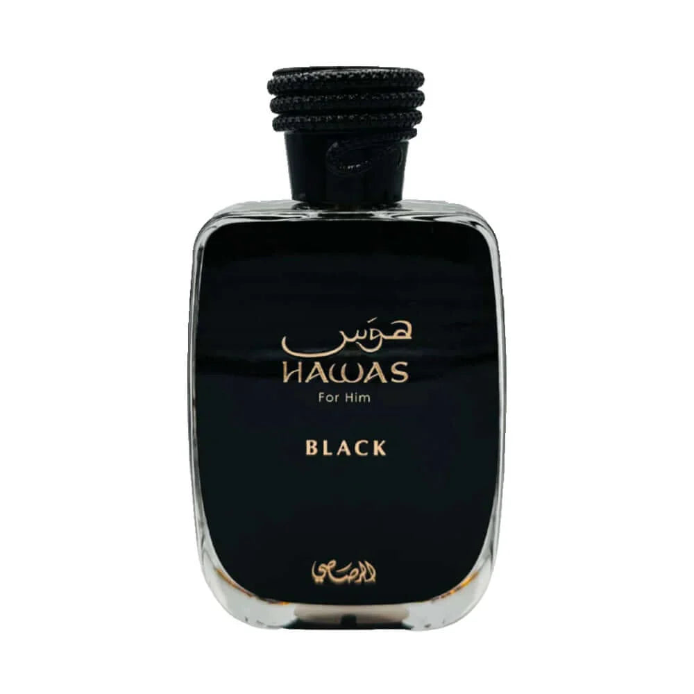 Rasasi Hawas Black Eau De Parfum For Men – 100ml