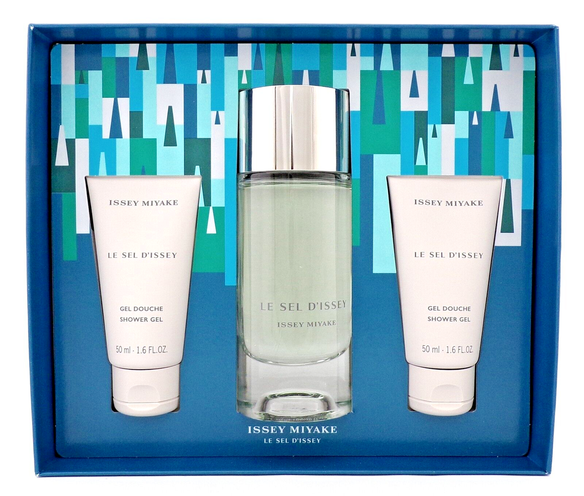 Issey Miyake Le Sel d'Issey Eau de Toilette For Men – Gift Set (100ml + 2x50ml)