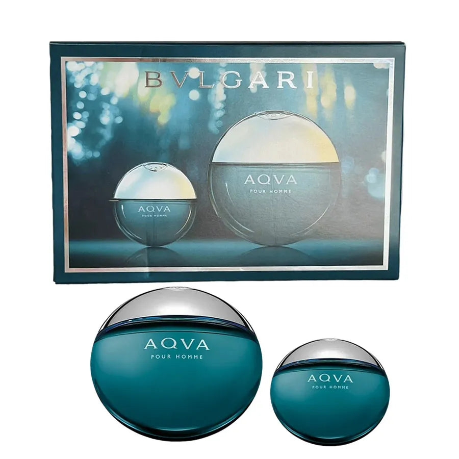Bvlgari Aqva Pour Homme Eau De Toilette For Men – Gift Set (100ml + 15ml)