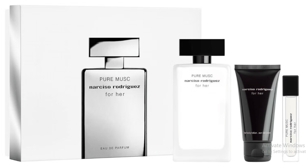 Narciso Rodriguez Pure Musc Eau de Parfum For Women – Gift Set (100ml + 50ml + 10ml)