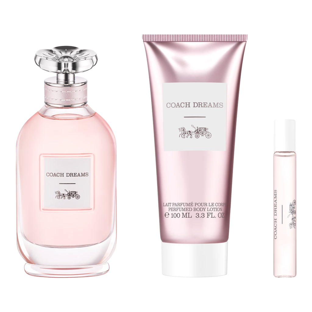 Coach Dreams Eau de Parfum For Women – Gift Set (90ml + 100ml + 7.5ml)